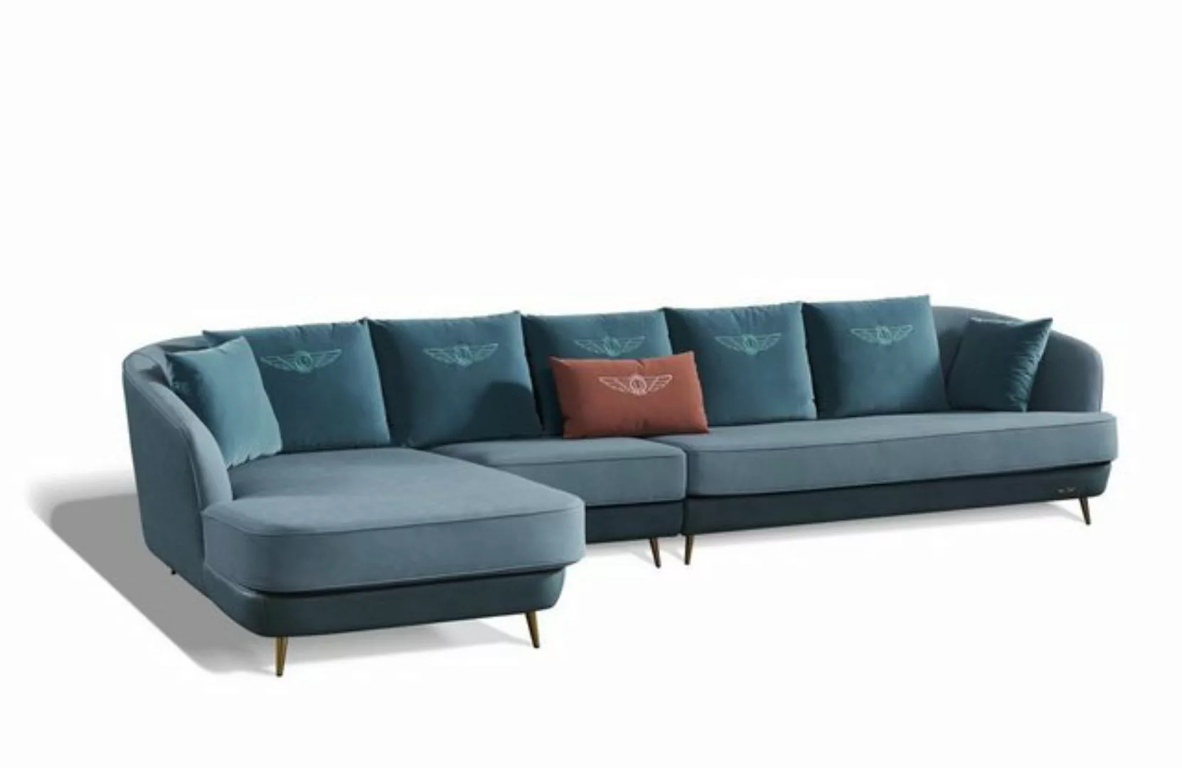 Xlmoebel Ecksofa Neues modernes Design-Ecksofa Wohnlandschaft in Stoff mit, günstig online kaufen