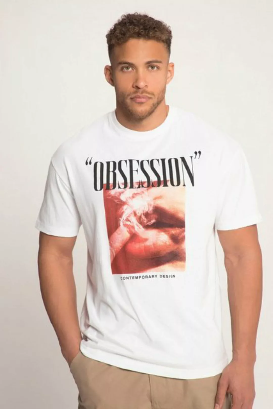 STHUGE T-Shirt STHUGE T-Shirt Halbarm oversized XL Print bis 8 XL günstig online kaufen