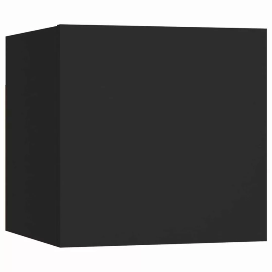 furnicato TV-Schrank TV-Wandschrank Schwarz 30,5x30x30 cm günstig online kaufen