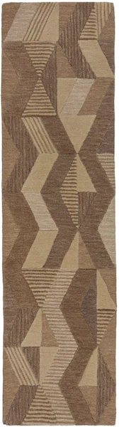FLAIR RUGS Wollteppich »Asher«, rechteckig, Geometrischer moderner Wolltepp günstig online kaufen