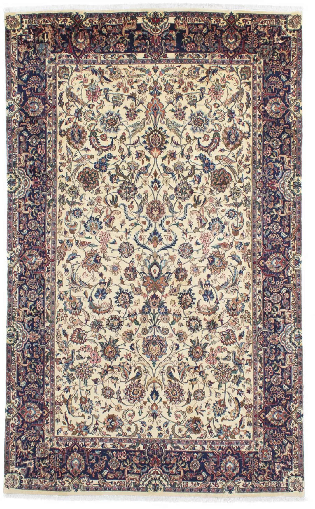 morgenland Wollteppich »Nain 9la Durchgemustert Beige 314 x 193 cm«, rechte günstig online kaufen