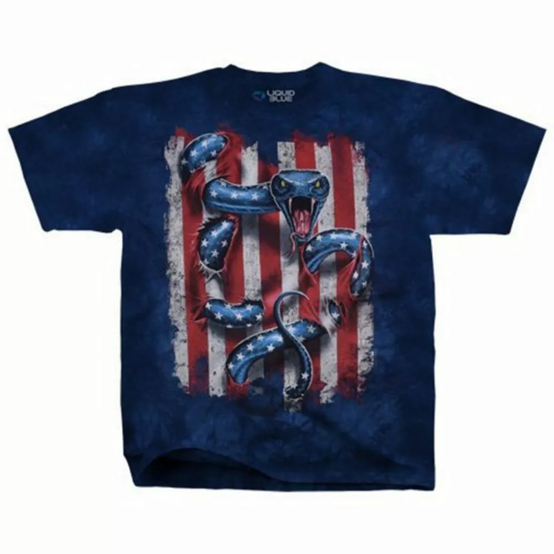 Liquid Blue T-Shirt American Serpent Schlangen günstig online kaufen