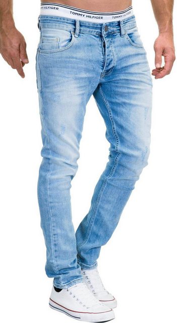 MERISH Slim-fit-Jeans MERISH Jeans Herren Slim Fit Jeanshose Stretch Design günstig online kaufen