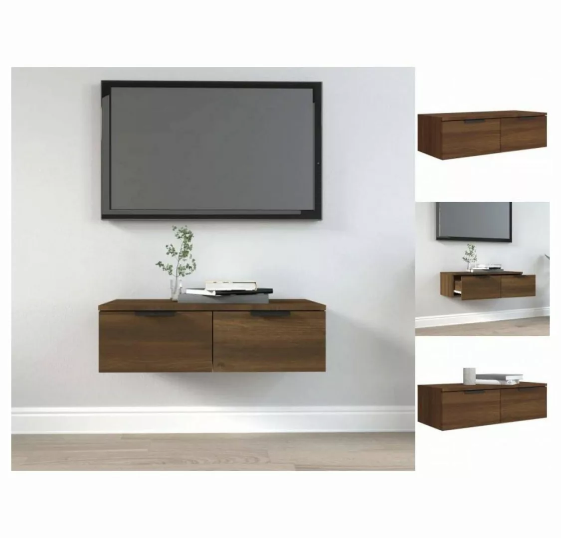 vidaXL Kleiderschrank Wandschrank Braun Eichen-Optik 68x30x20 cm Holzwerkst günstig online kaufen