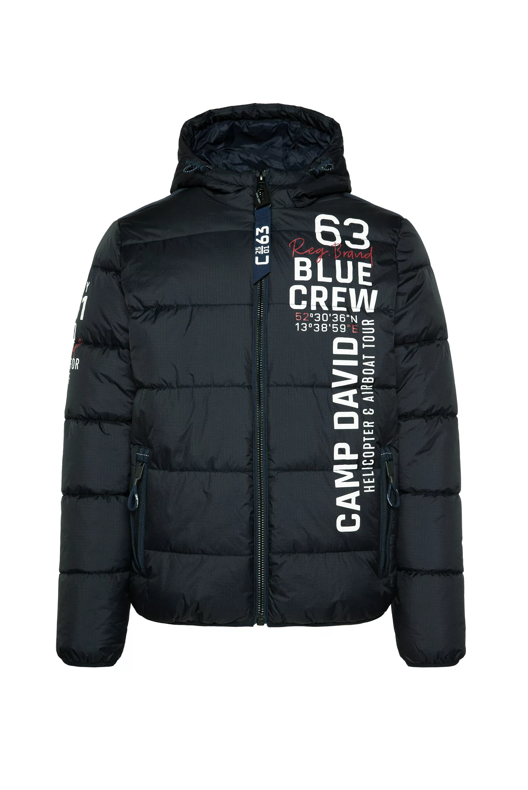 CAMP DAVID Outdoorjacke, mit Kapuze, mit Windbreaker-Bündchen im Ärmel günstig online kaufen