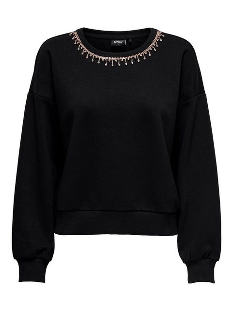 ONLY Sweater ONLKARIN LS NECK DETAIL SWEAT CS SWT EX. günstig online kaufen