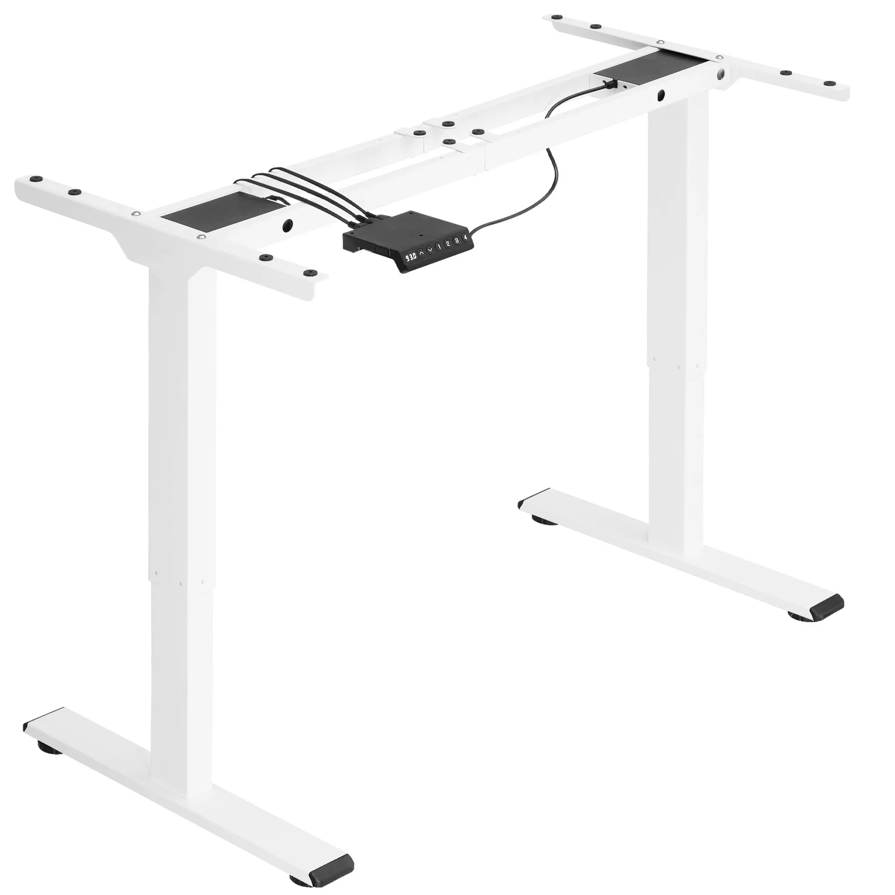 Tischgestell Melville höhenverstellbar 110-168x60x70-119cm - weiß günstig online kaufen