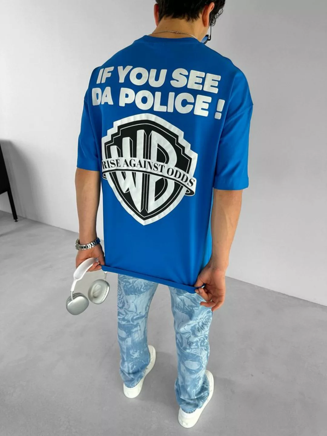 Abluka T-Shirt OVERSIZE DA POLICE T-SHIRT günstig online kaufen
