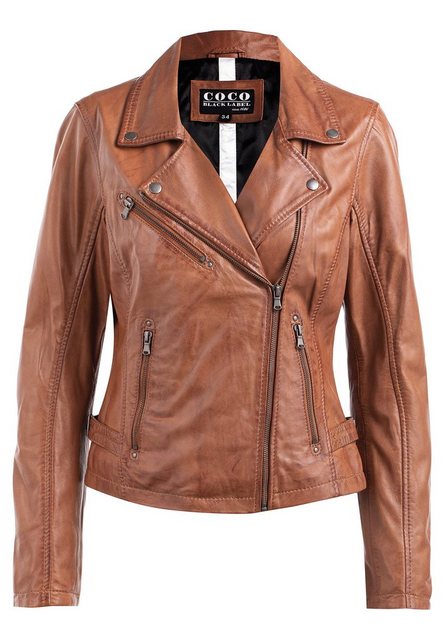 CBL Lederjacke Lederjacke im klassichen Biker Style günstig online kaufen