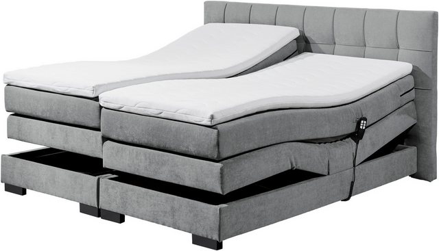 ED EXCITING DESIGN Boxspringbett "Talena", inkl. Motor und Topper günstig online kaufen