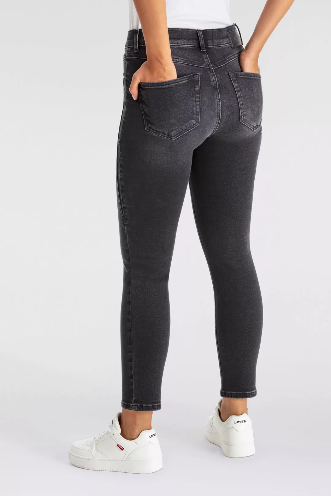 ANGELS 7/8-Jeans, mit Used-Waschung günstig online kaufen