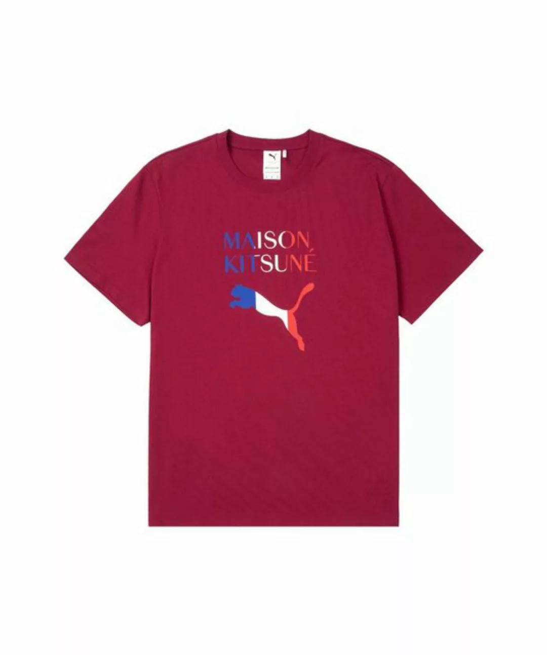 PUMA T-Shirt x MAISON KITSUNE Oversized T-Shirt Beige default günstig online kaufen