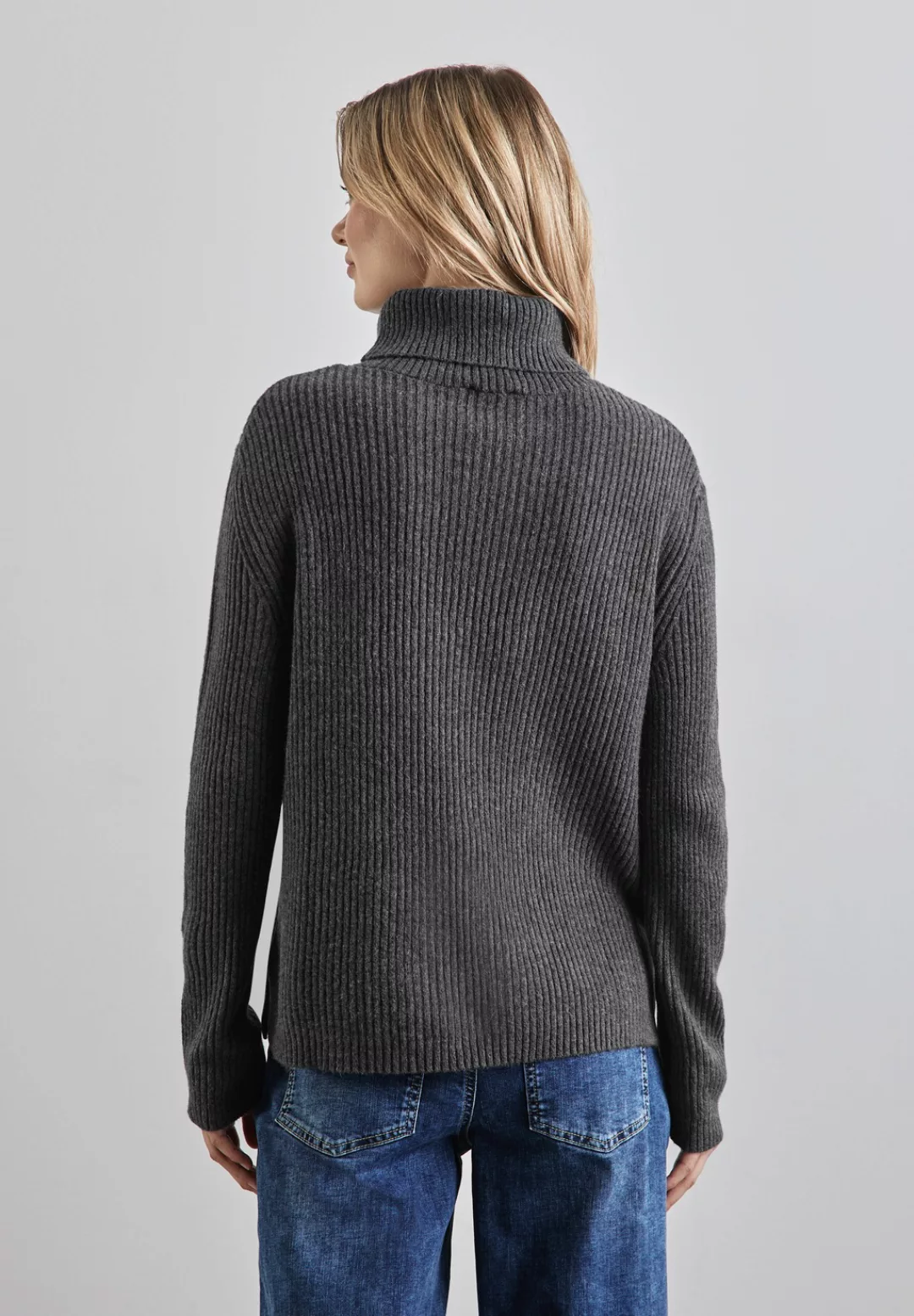 STREET ONE Strickpullover, mit Stehkragen günstig online kaufen