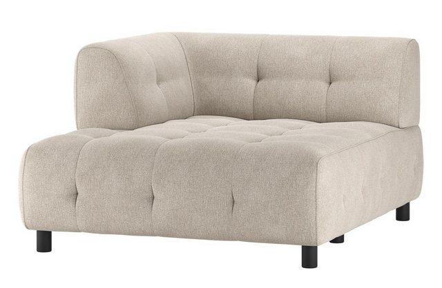 WOOOD Sofa Louis Chaiselongue aus Flachgewebe Links günstig online kaufen