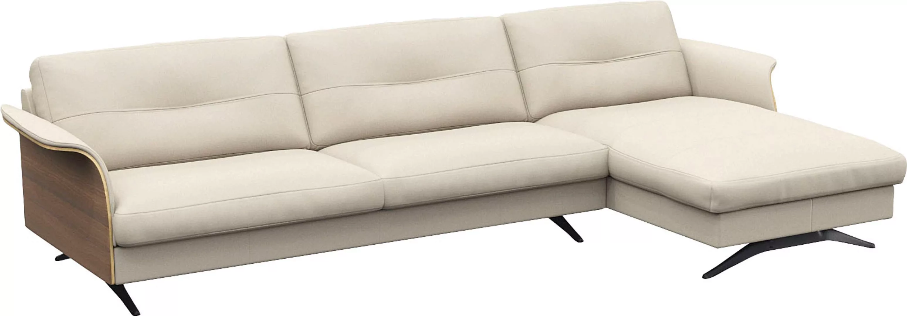 FLEXLUX Ecksofa »Glow, super bequem durch hochwertigem Sitzaufbau mit Feder günstig online kaufen