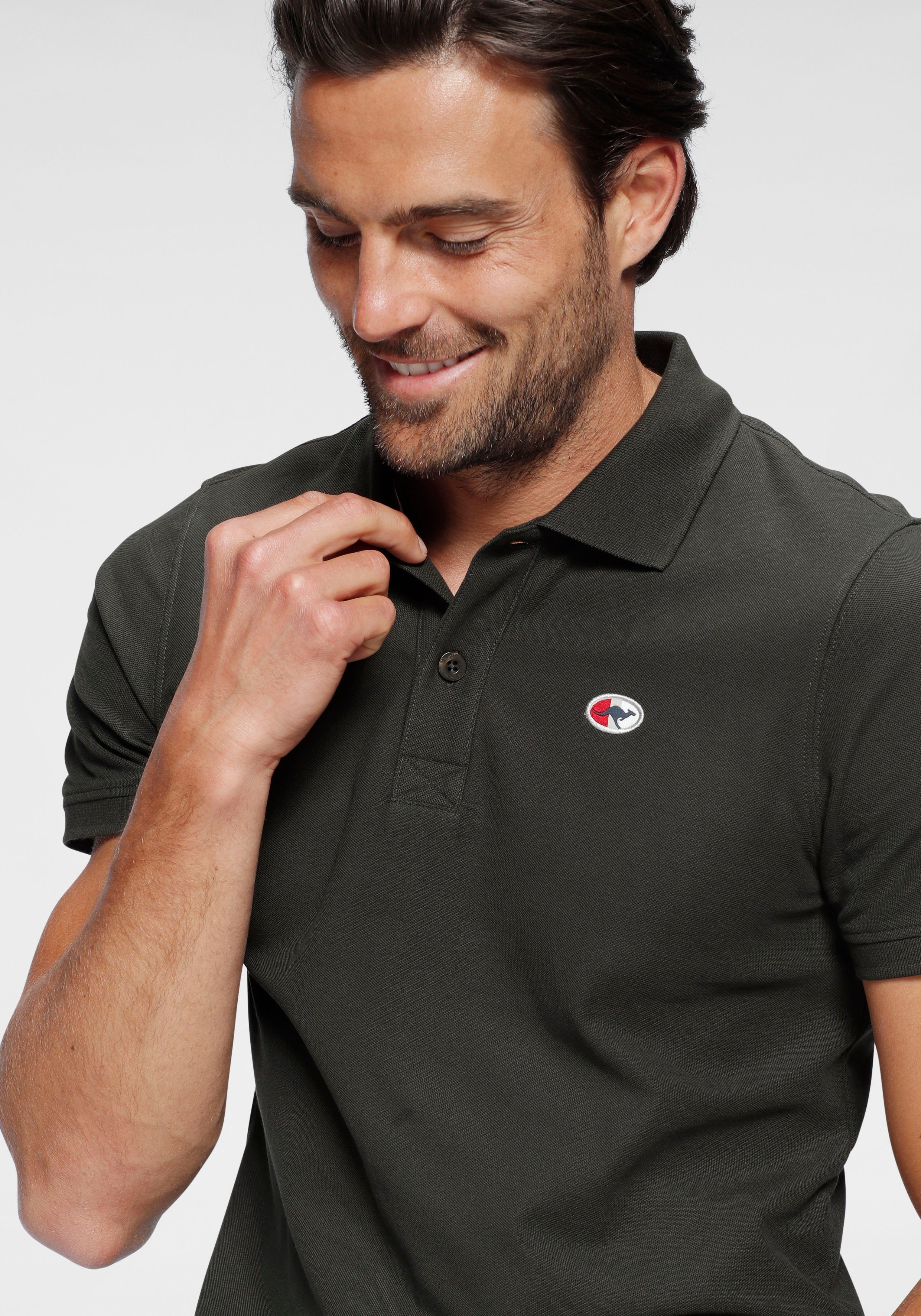 KangaROOS Poloshirt Kurzarm, mit Polokragen, aus günstig online kaufen