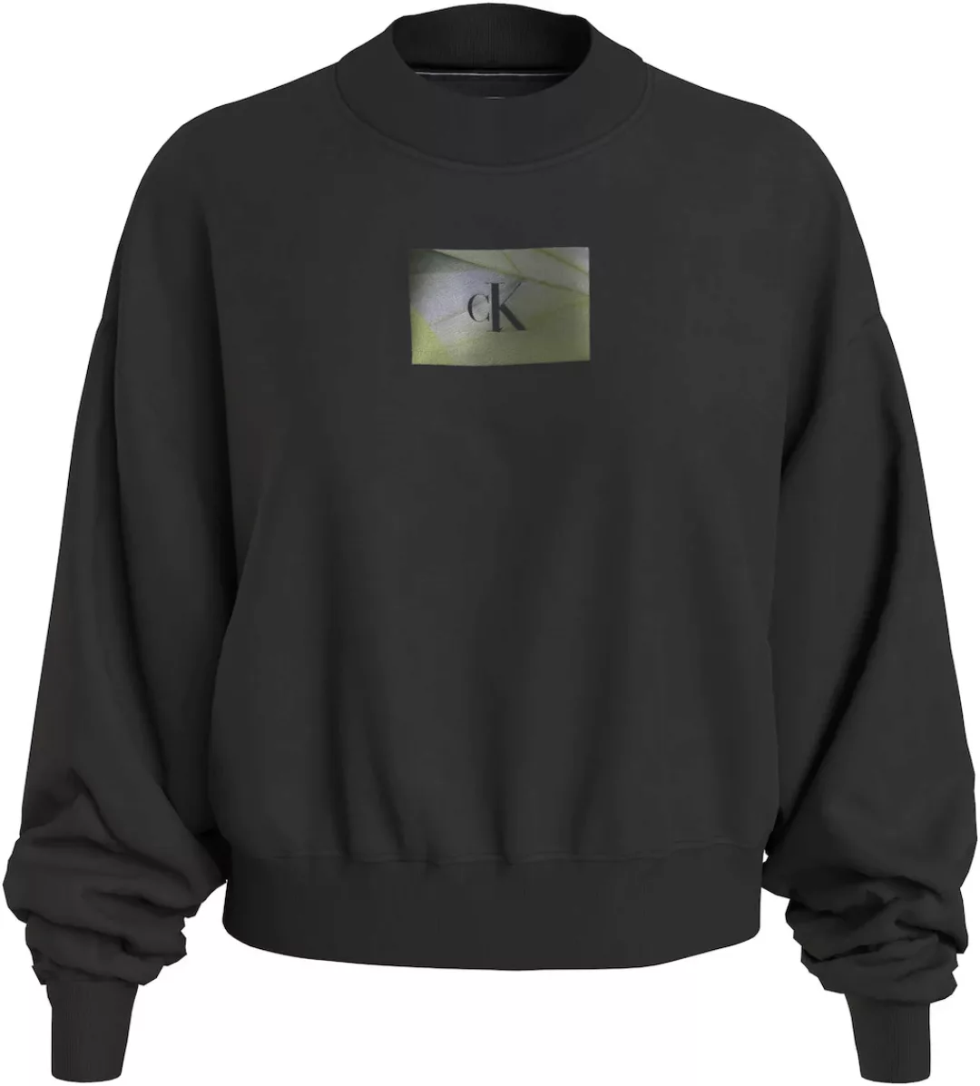 Calvin Klein Jeans Sweatshirt ILLUMINATED BOX LOGO CREW NECK günstig online kaufen