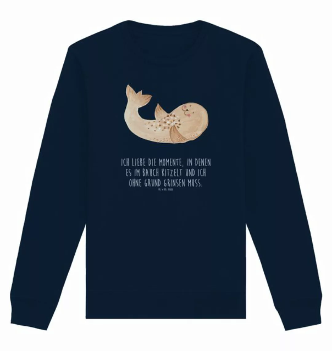 Mr. & Mrs. Panda Longpullover Robbe Liegen Größe M - French Navy - Geschenk günstig online kaufen