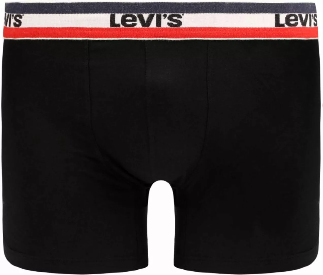 Levi's Brief Boxershorts 2-Pack Schwarz - Größe L günstig online kaufen
