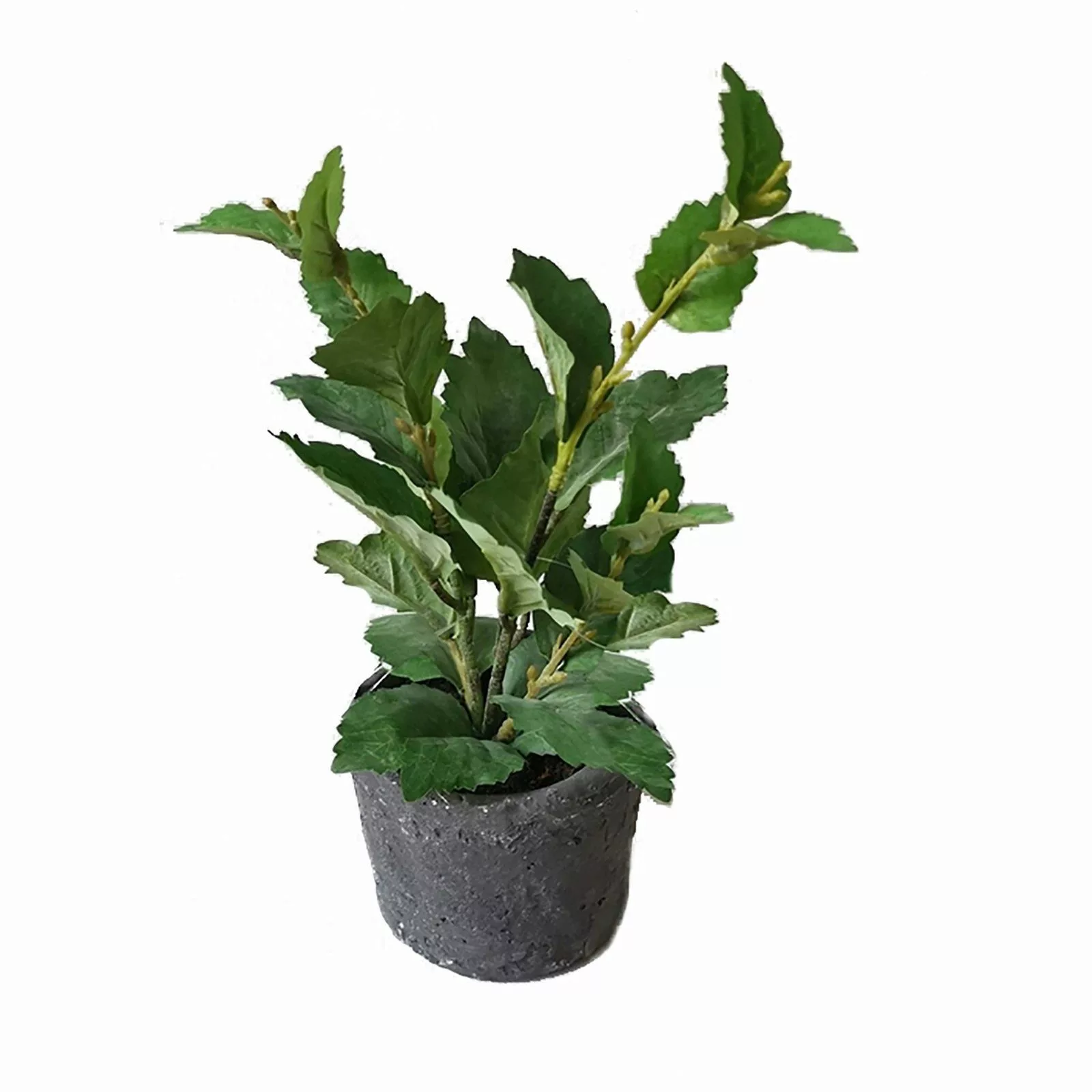 Kunstblume Grünpflanze im Topf Kunstpflanze Flora günstig online kaufen
