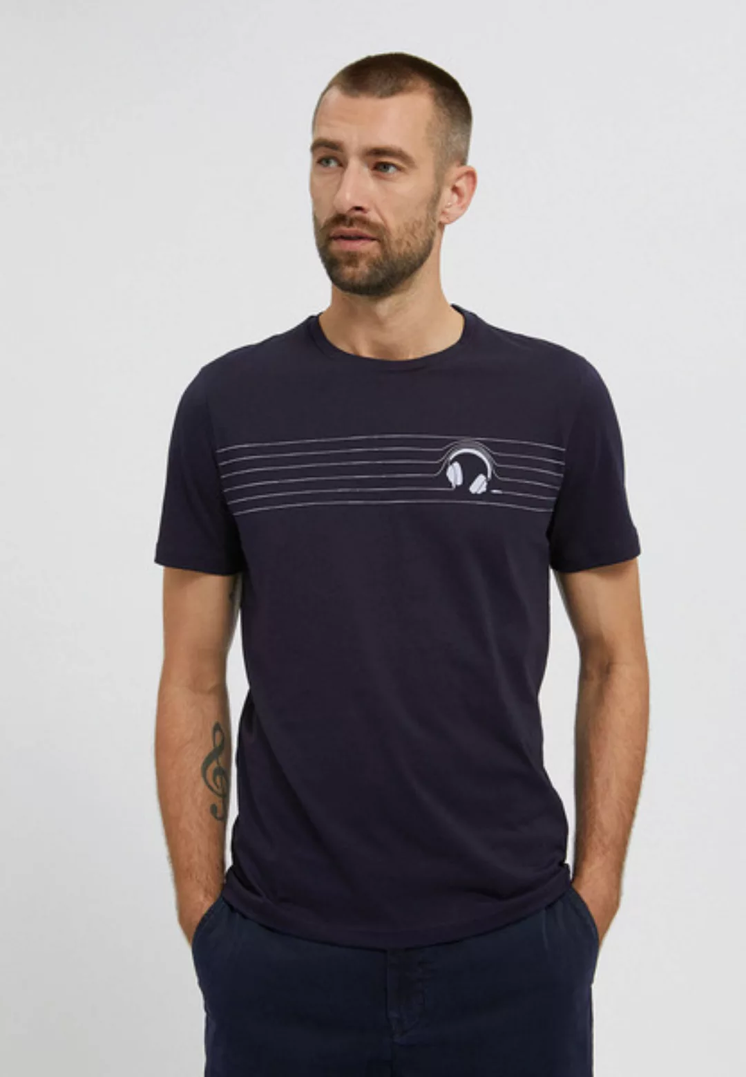Jaames Headphones - Herren T-shirt Aus Bio-baumwolle günstig online kaufen