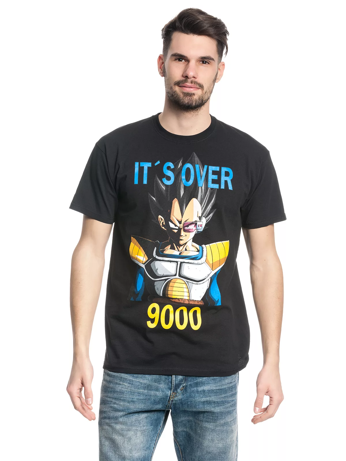 Dragon Ball Z It's Over 9000 Männer T-Shirt günstig online kaufen