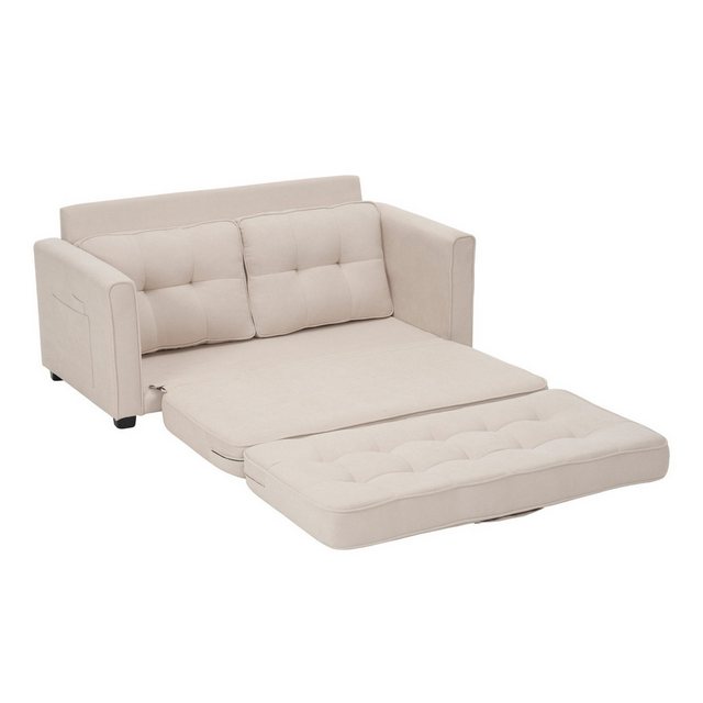 EXTSUD Schlafsofa Sofa für 2 Personen, Sofa mit Schlaffunktion,mit Taschen günstig online kaufen