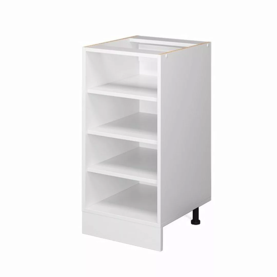 Vicco Unterschrank R-Line, Weiß/Weiß, 40 cm, AP Anthrazit günstig online kaufen