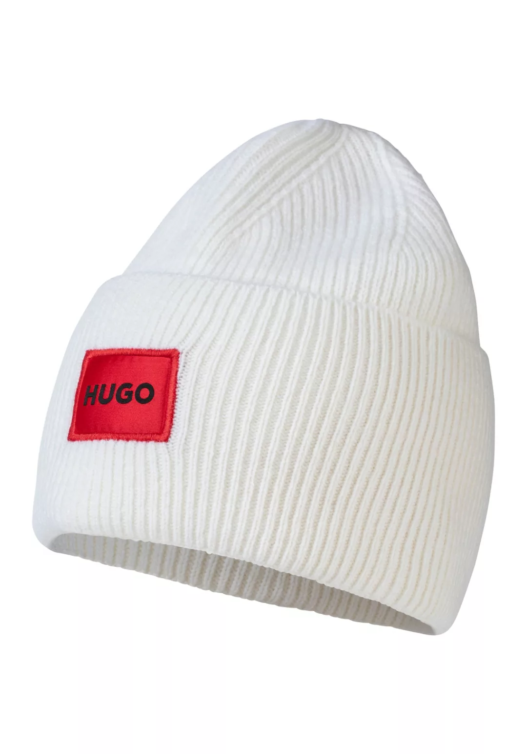 HUGO Beanie "Xaff 6", mit Logobadge günstig online kaufen