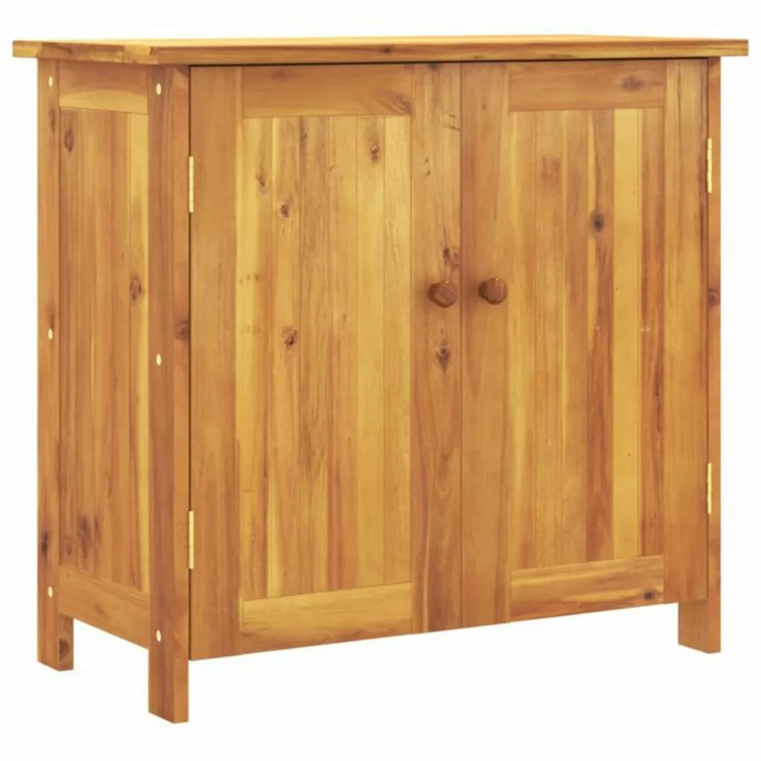 vidaXL Fächerschrank Gartenschrank 75x35x70 cm Massivholz Akazie (1-St) günstig online kaufen