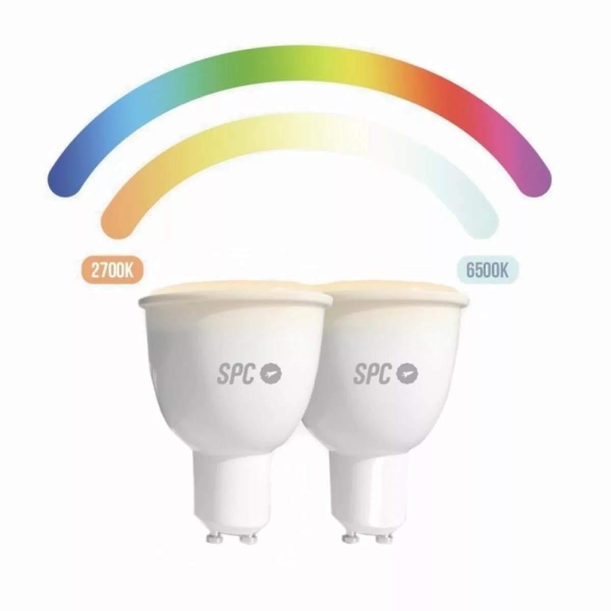 Smart Glühbirne Spc Aura450 Rgb Gu10 Wifi 5,5w Led günstig online kaufen