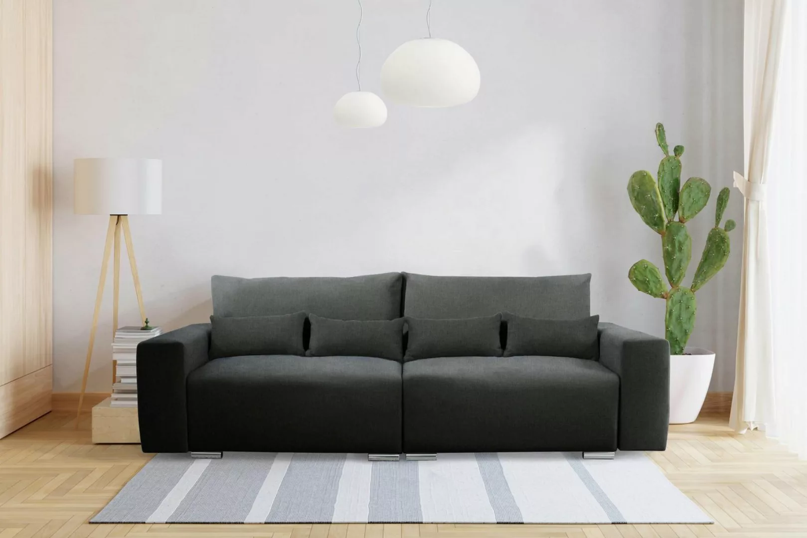 Stylefy 3-Sitzer Korfu, Sofa, 2-Sitzer, Bettfunktion günstig online kaufen