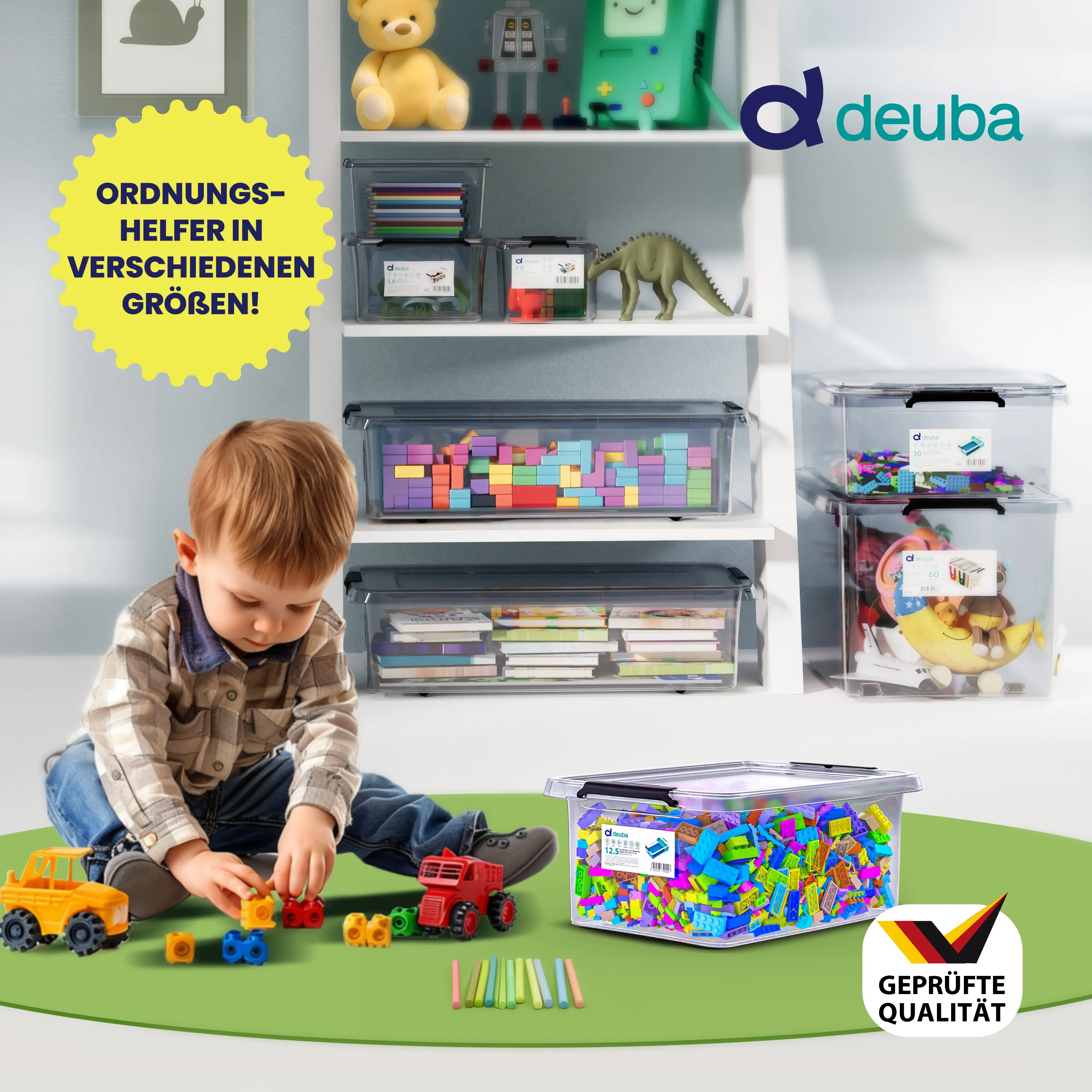 Aufbewahrungsbox 10er-Set Transparent 39x29x17cm 12,5L stapelbar günstig online kaufen