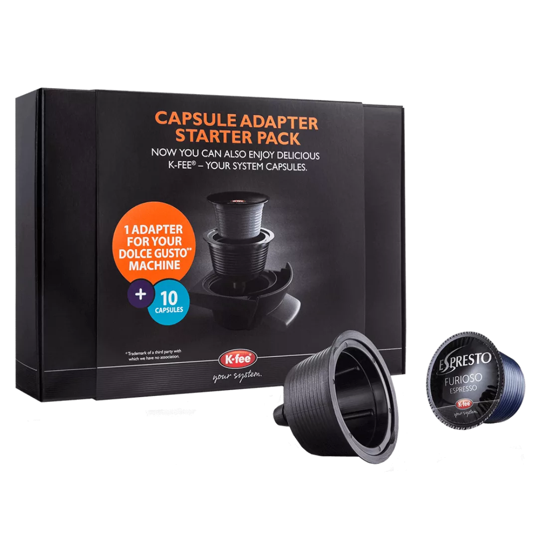 Kapsel-Adapter für Dolce Gusto® Maschinen / Starter-Pack von K-fee System ( günstig online kaufen