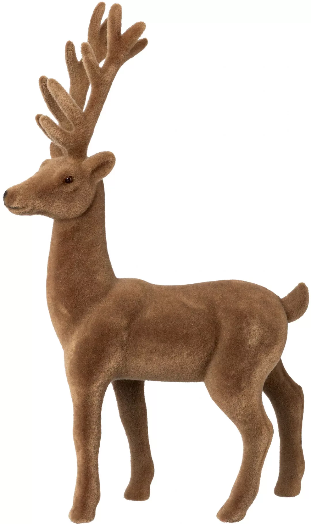 Creativ deco Weihnachtsfigur "Hirsch, Weihnachtsdeko", Dekofigur mit feiner günstig online kaufen