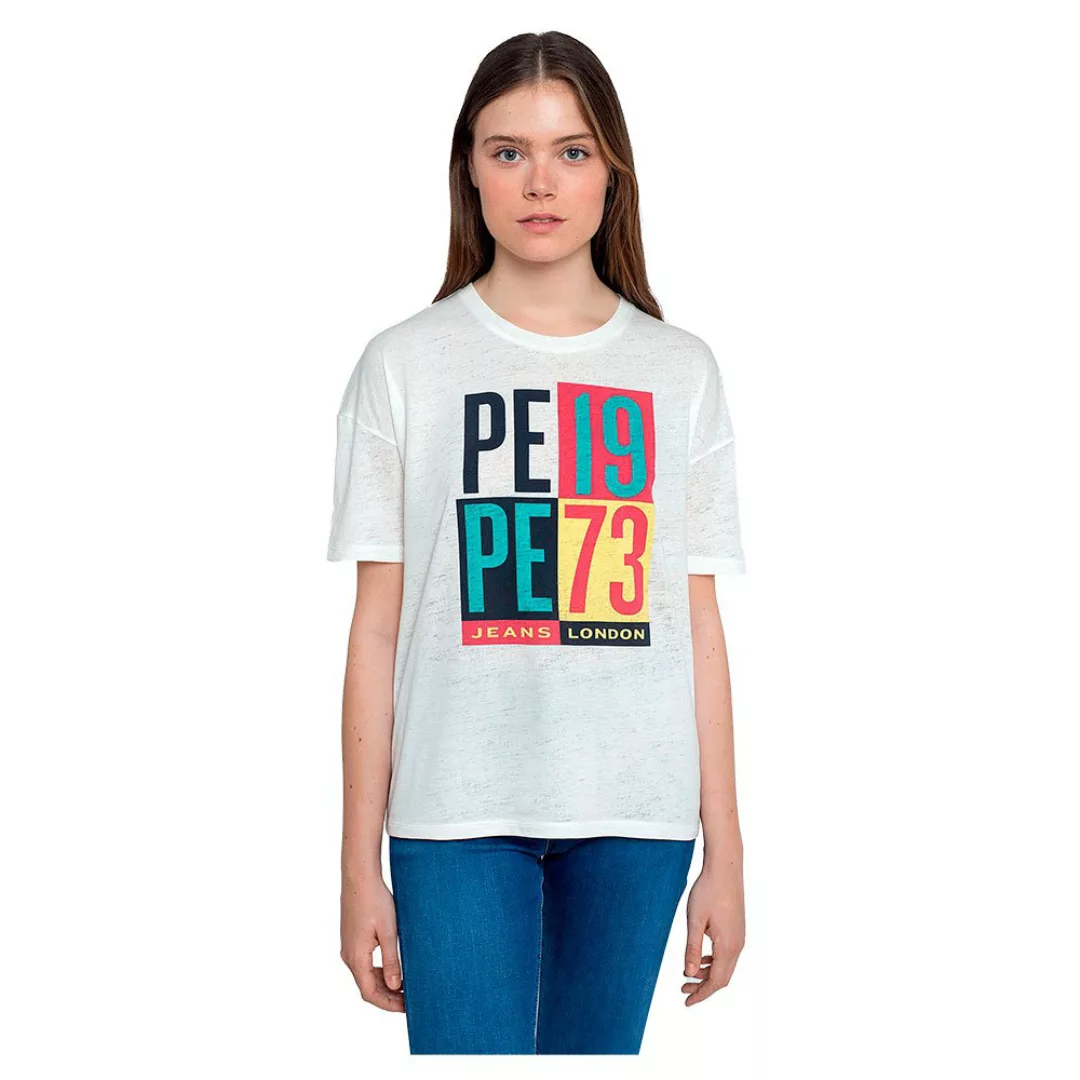 Pepe Jeans Dita Kurzärmeliges T-shirt XL Off White günstig online kaufen
