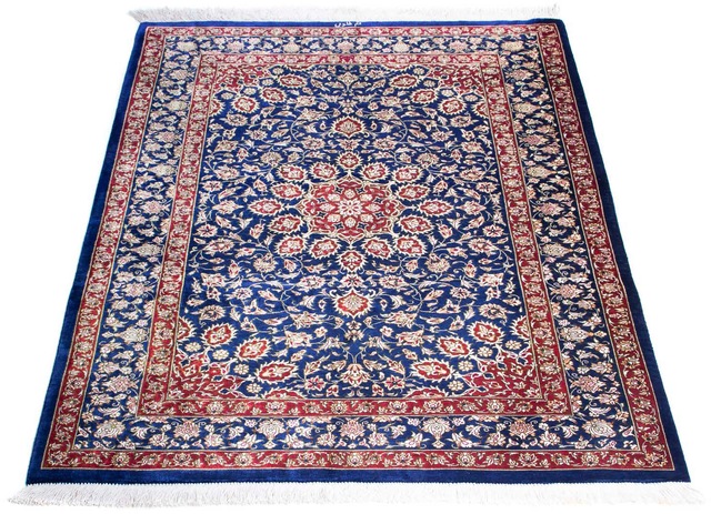 morgenland Orientteppich »Perser - Ghom - 117 x 78 cm - dunkelblau«, rechte günstig online kaufen