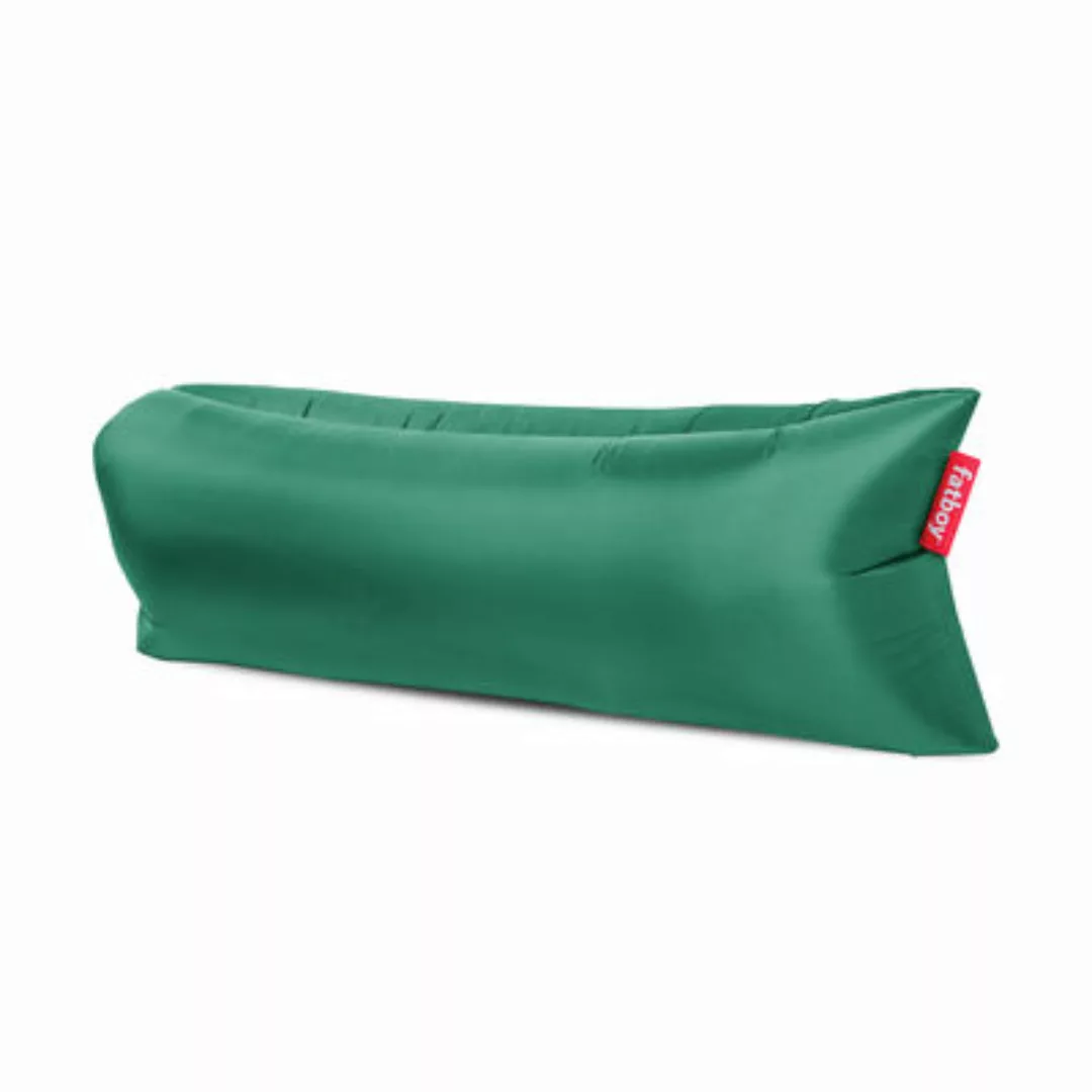 Sitzkissen Lamzac 3.0 textil grün / L 200 cm - Polyester - Fatboy - Grün günstig online kaufen