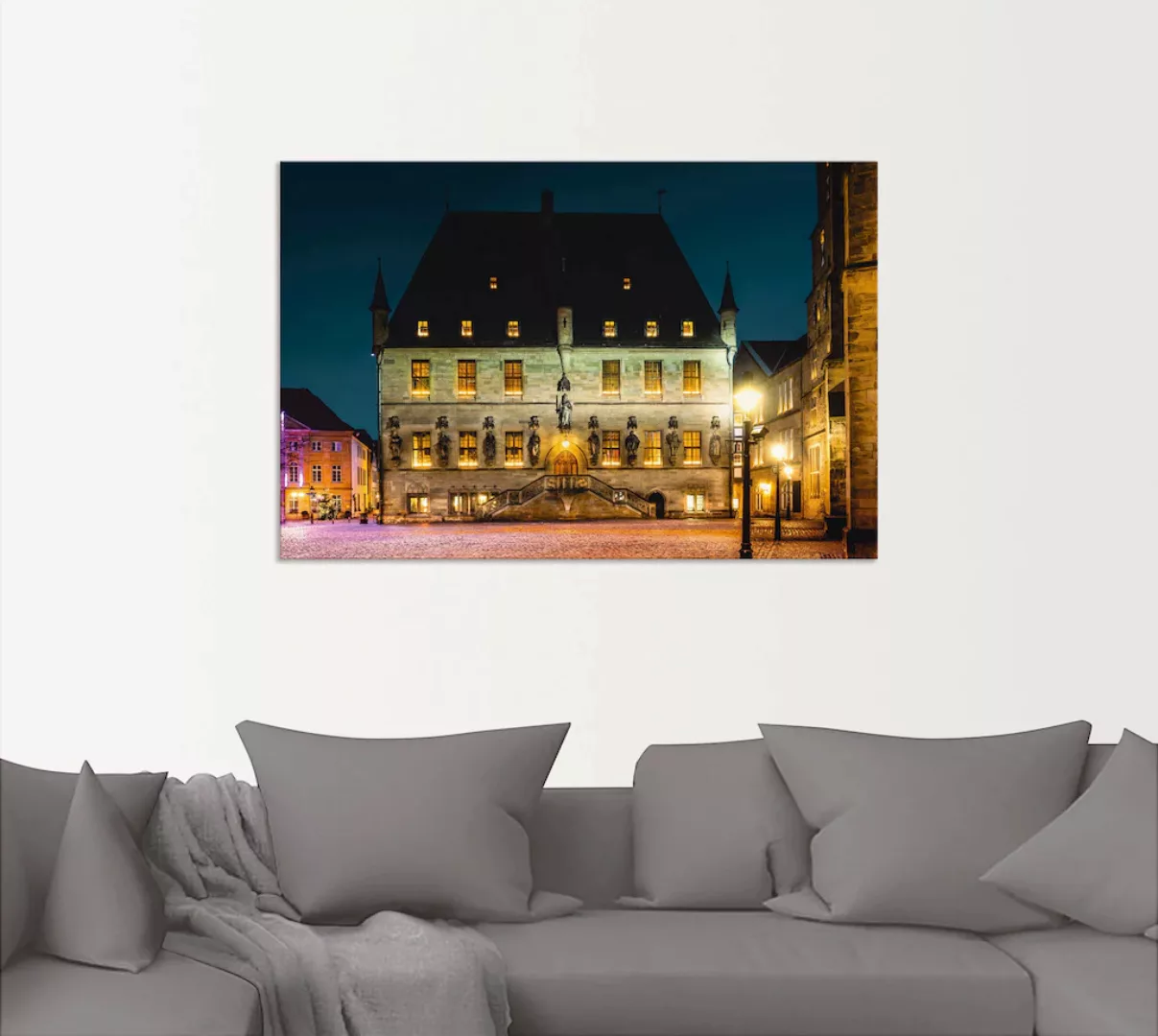 Artland Wandbild "Rathaus Osnabrück II", Deutschland, (1 St.), als Alubild, günstig online kaufen