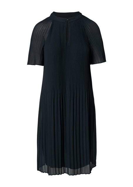 Comma Midikleid, aus Chiffon, mit Plissee-Falten günstig online kaufen