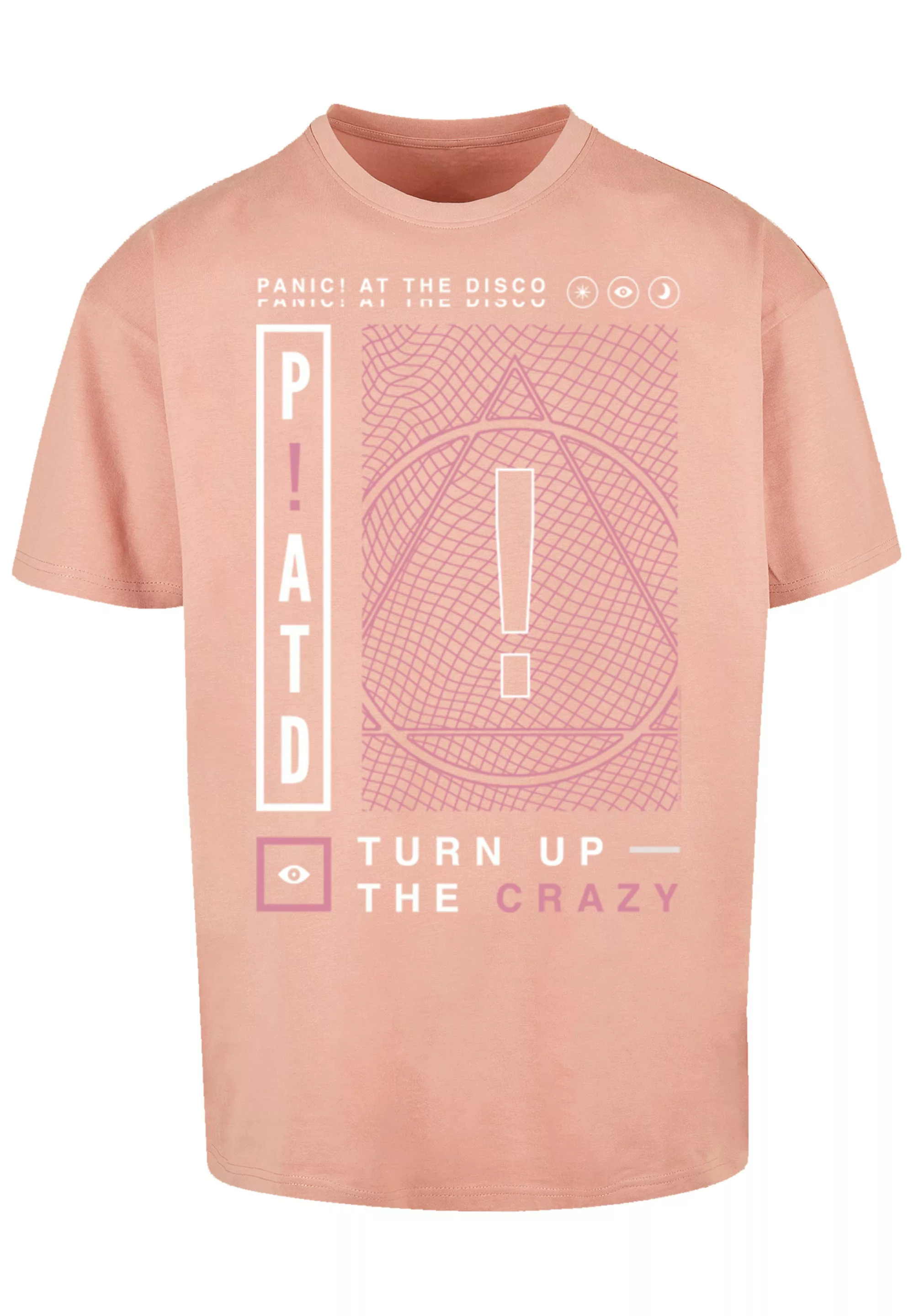 F4NT4STIC T-Shirt "Panic At The Disco Turn Up The Crazy", Premium Qualität günstig online kaufen