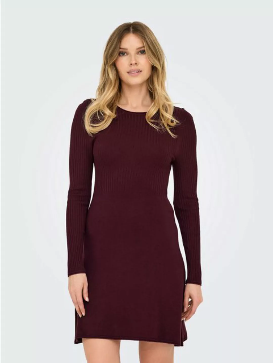 ONLY Midikleid ONLMILA SL BUTTON O-NECK DRESS EX KNT günstig online kaufen