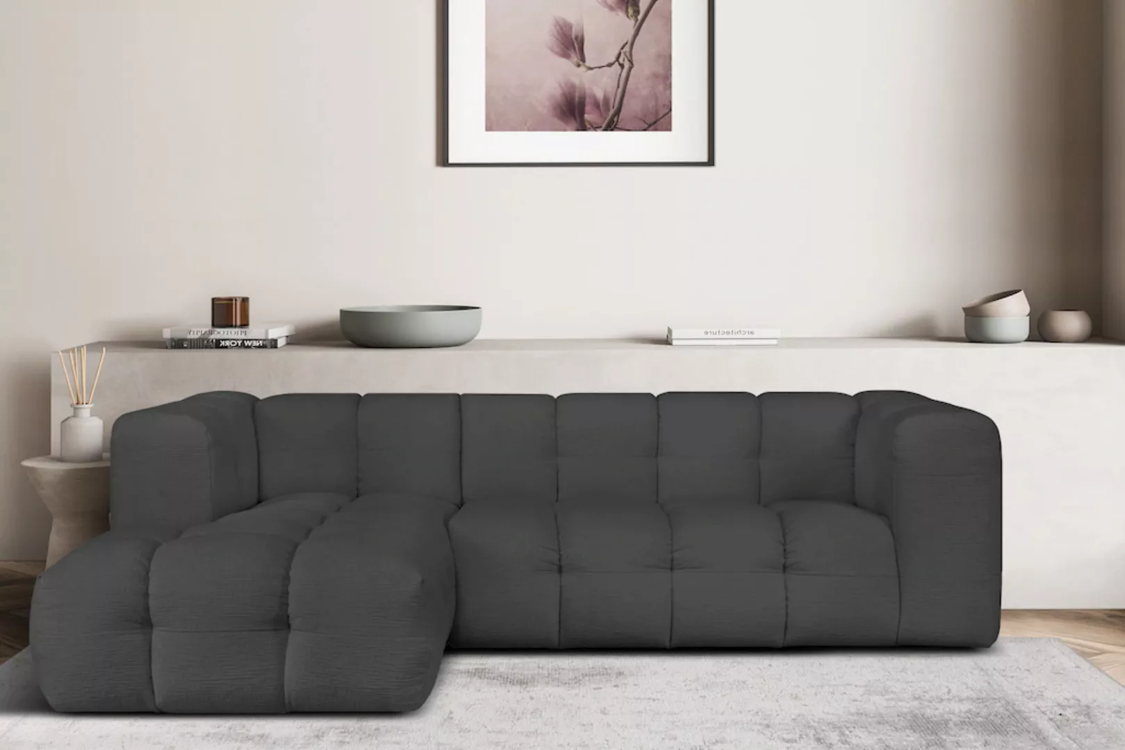 LeGer Home by Lena Gercke Ecksofa "TALISHA L-Form", moderne Steppung, hoher günstig online kaufen