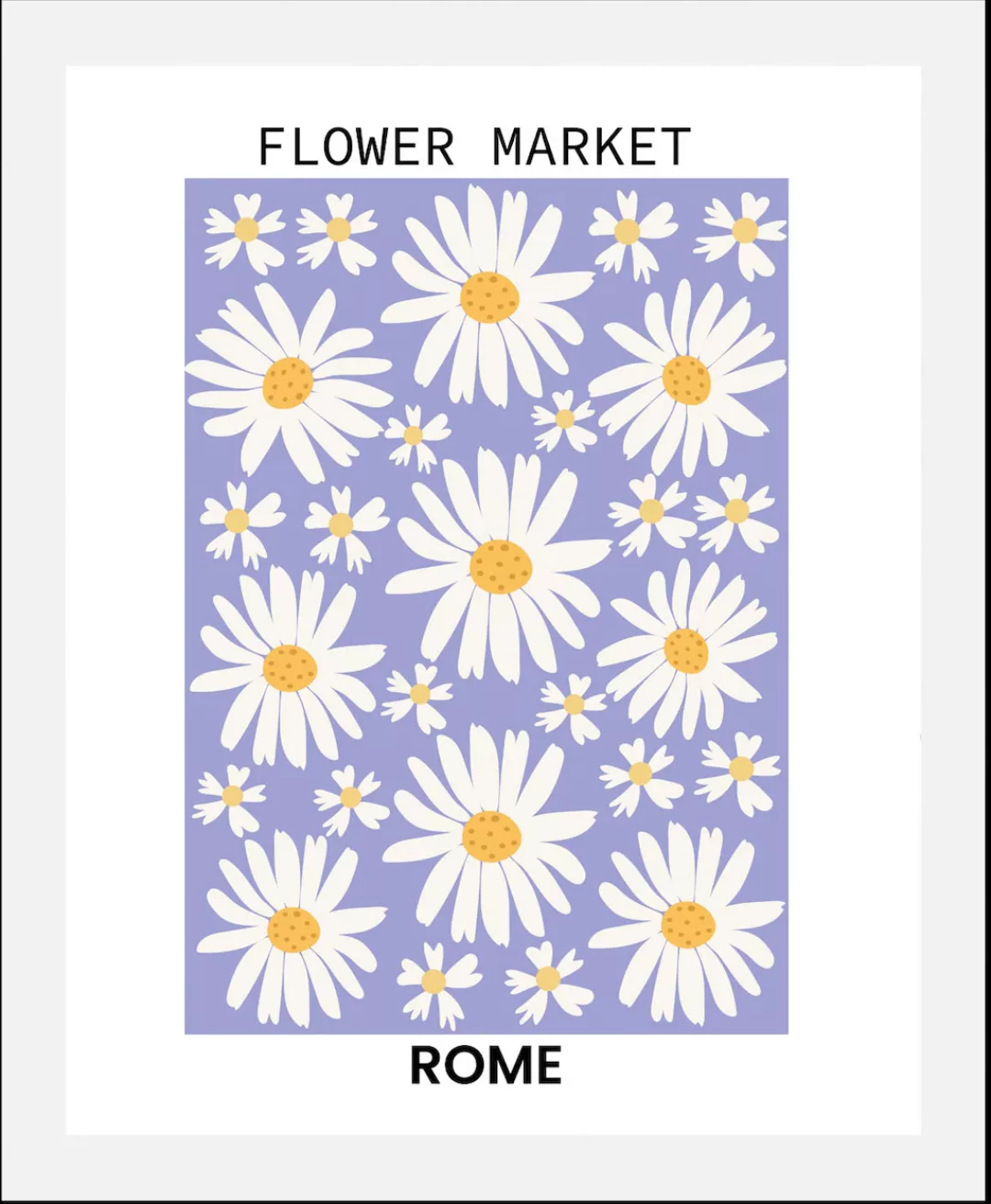 queence Bild »Rome«, Blumen, (1 St.), gerahmt günstig online kaufen