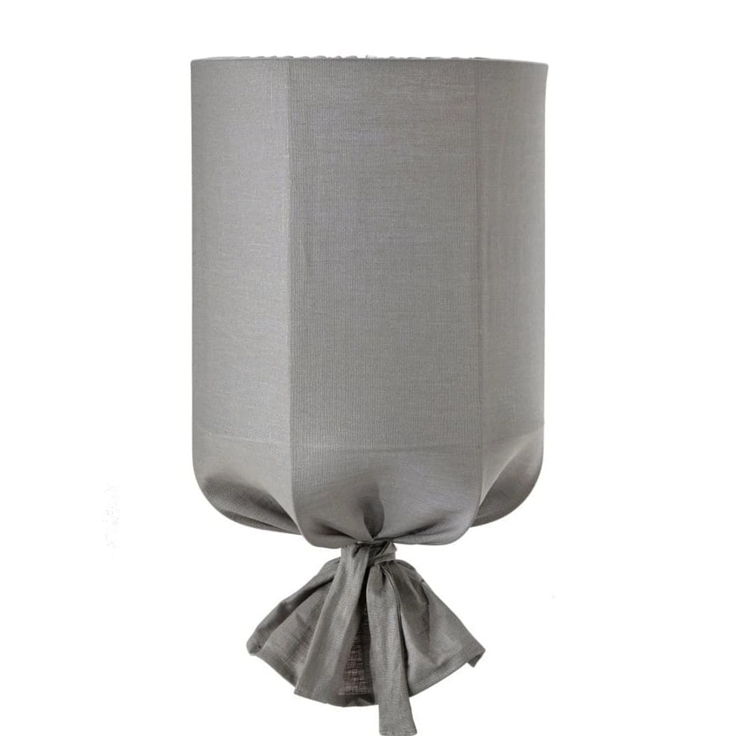 PR Home Round Textil Lampenschirm für Außen und Innen Grau 30x60cm für E27 günstig online kaufen