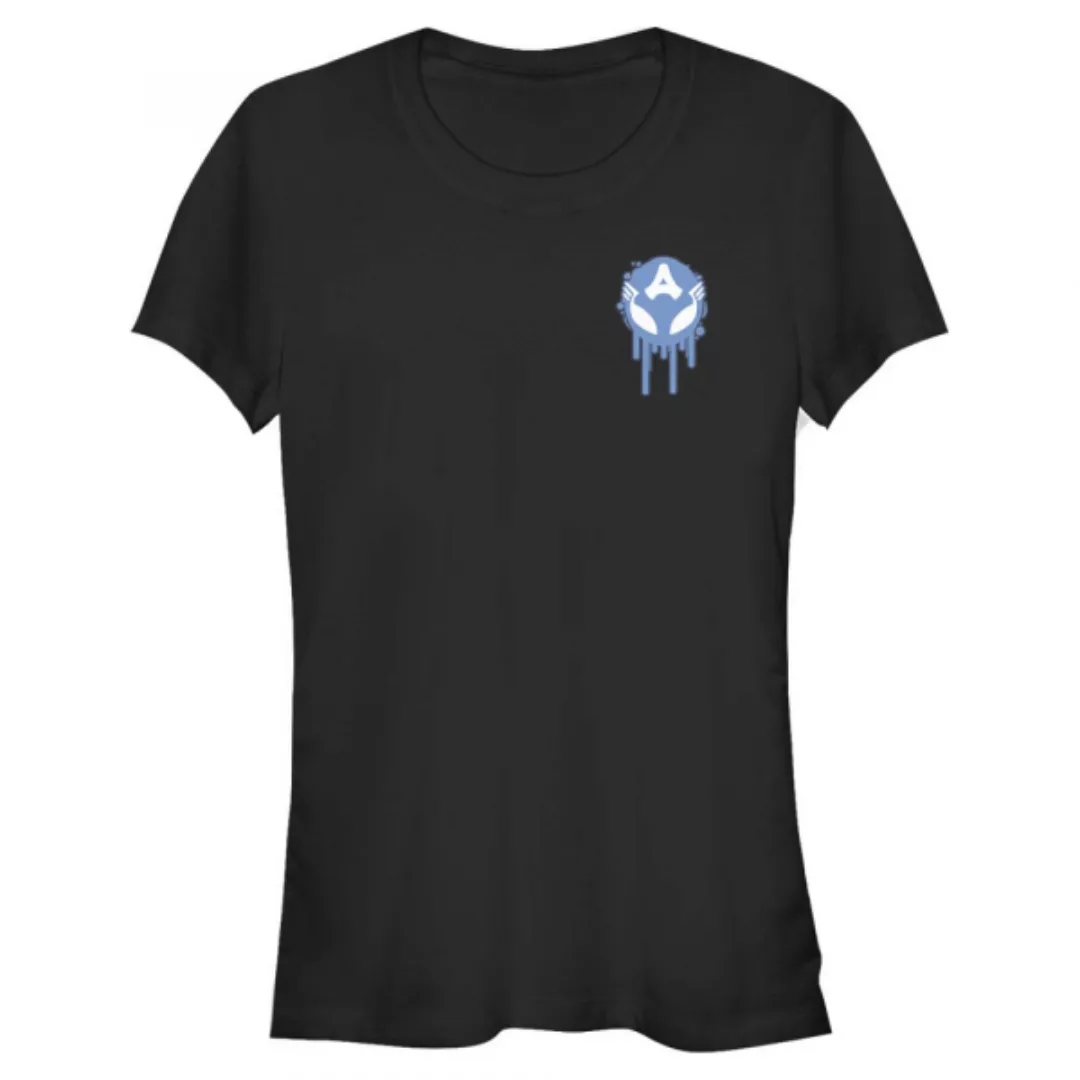 Marvel - Captain America Venomized America Badge - Frauen T-Shirt günstig online kaufen