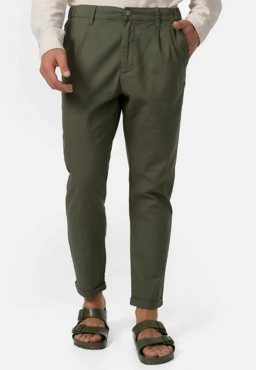 Indicode Leinenhose Cunningham günstig online kaufen