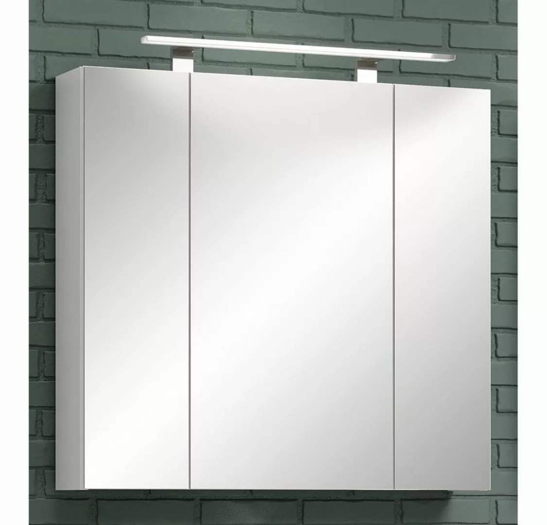 Lomadox Spiegelschrank RAVENNA-19 Badezimmer, 3-türig, mit LED Beleuchtung günstig online kaufen