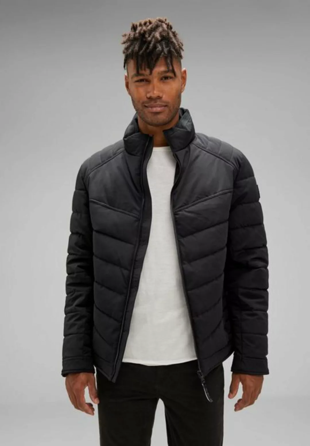 STREET ONE MEN Winterjacke mit Stehkragen günstig online kaufen