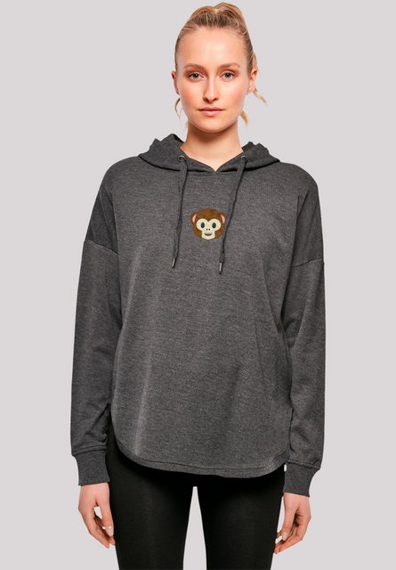 F4NT4STIC Kapuzenpullover emoji couture smiling monkey furry face Premium Q günstig online kaufen